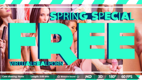 Virtualrealporn FREE: Spring special  (5:00 min.)  Siterip VR XXX