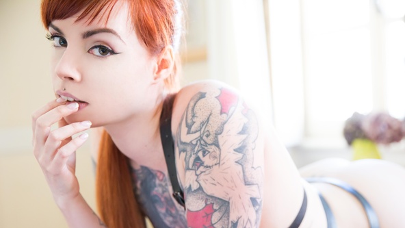 Suicide Girls Set of the day with celine  Siterip