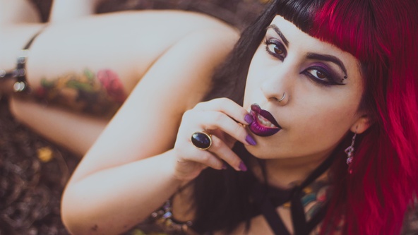 Suicide Girls Hopeful Set with morgainne  Siterip