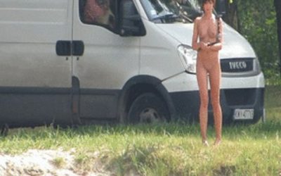 Naked-World Ola walking alone naked on a public beach (voyeur version) part 2 Naked-World  Clips4sale  Siterip Amateur XXX