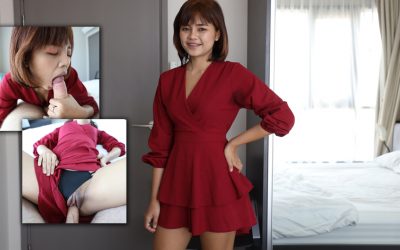 Asiansexdiary Sexy red dress Thai poses and gives her Best Asian Blowjob  WEB-DL Video 1920×1020 wmv